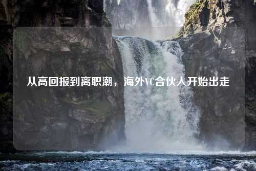 从高回报到离职潮，海外VC合伙人开始出走