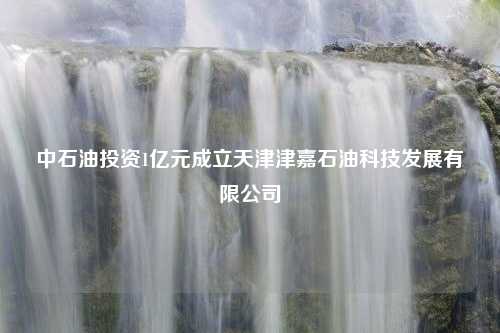 中石油投资1亿元成立天津津嘉石油科技发展有限公司