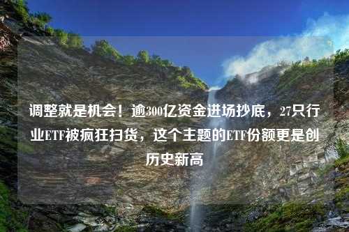 调整就是机会！逾300亿资金进场抄底，27只行业ETF被疯狂扫货，这个主题的ETF份额更是创历史新高