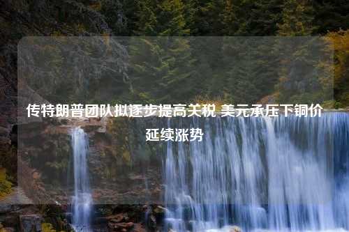 传特朗普团队拟逐步提高关税 美元承压下铜价延续涨势