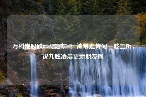 万科港股跌8%A股跌5%！被带走传闻一波三折，祝九胜凌晨更新朋友圈