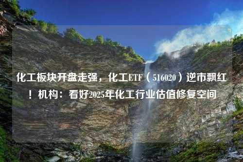 化工板块开盘走强，化工ETF（516020）逆市飘红！机构：看好2025年化工行业估值修复空间