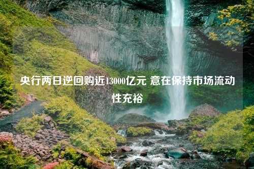 央行两日逆回购近13000亿元 意在保持市场流动性充裕