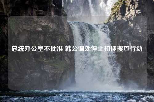 总统办公室不批准 韩公调处停止扣押搜查行动