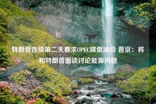 特朗普连续第二天要求OPEC降低油价 普京：将和特朗普面谈讨论能源问题