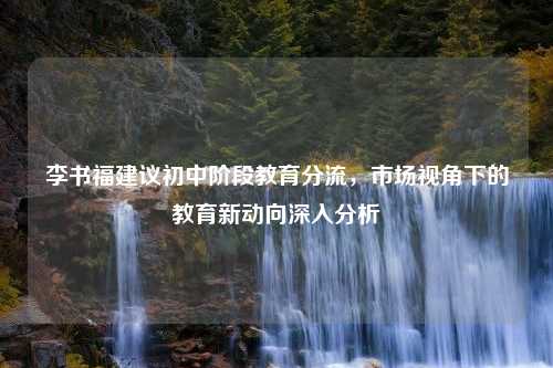 李书福建议初中阶段教育分流，市场视角下的教育新动向深入分析