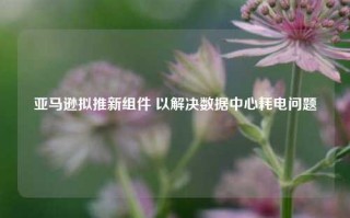 亚马逊拟推新组件 以解决数据中心耗电问题